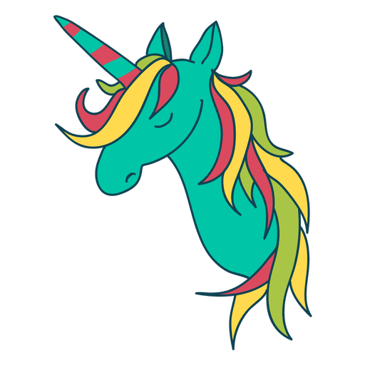 Fantasy unicorn animal illustration
