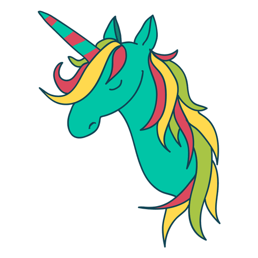 Fantasy unicorn animal illustration PNG Design