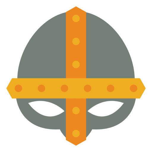 Flat helmet war viking
