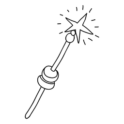 Varinha mágica Desenho PNG
