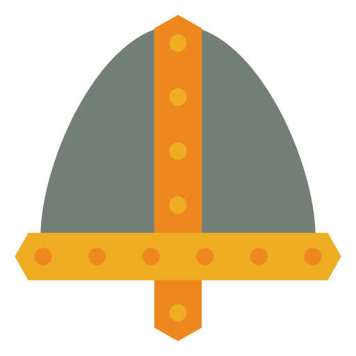 Casco de guerra vikingo Diseño PNG