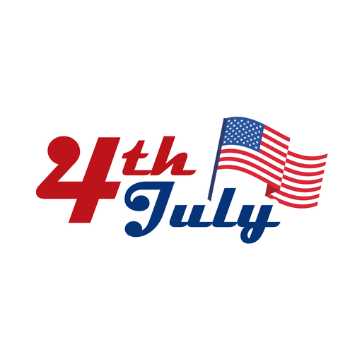 4. Juli USA-Logo PNG-Design