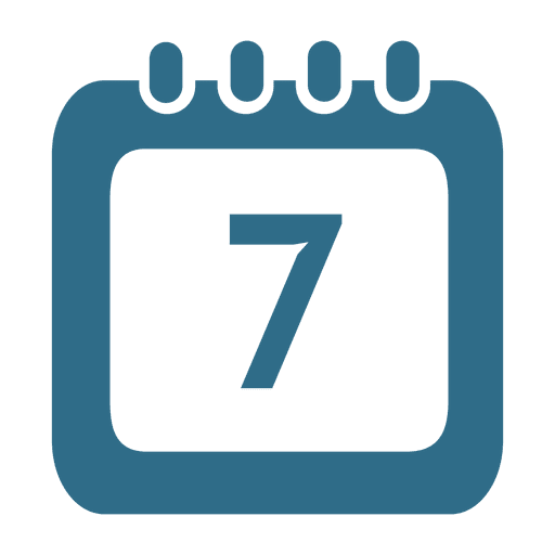 7. Tag Kalendersymbol PNG-Design