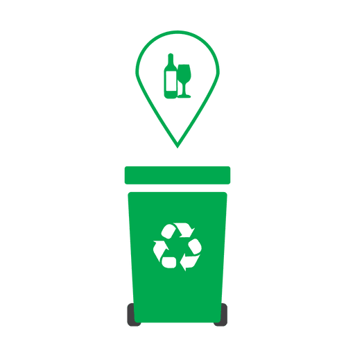 Gree Recycling Müllglas.svg PNG-Design