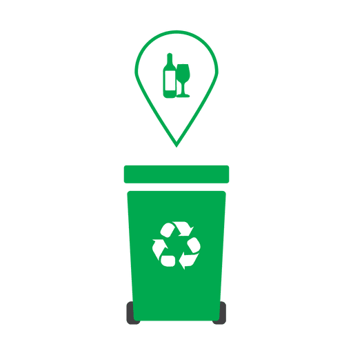 Gree recycling trash glass.svg png Gree recycling trash glass.svg png