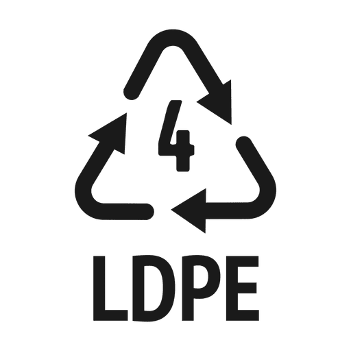 Ldpe recycle.svg PNG Design