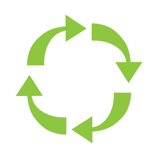 Recycling icon square.svg PNG Design