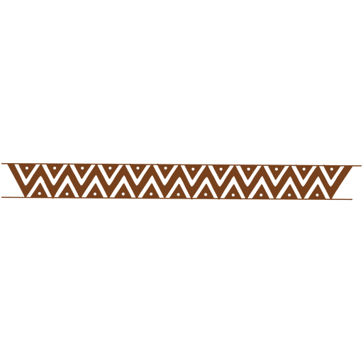 Quadro de linha ondulada abstrata
