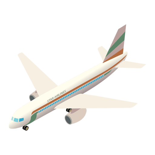 Airplane shipment icon