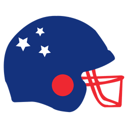 Helm der amerikanischen Flagge PNG-Design Transparent PNG
