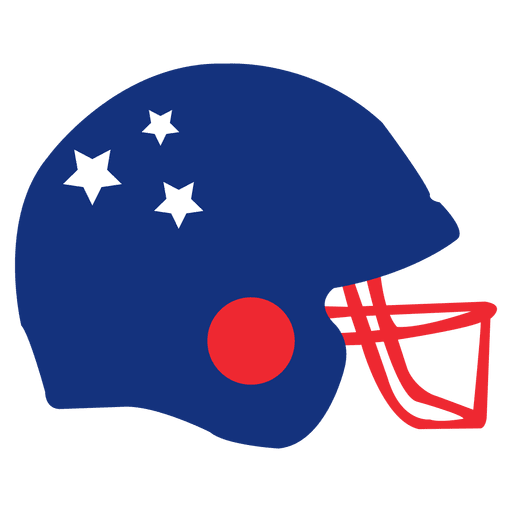Helm der amerikanischen Flagge PNG-Design