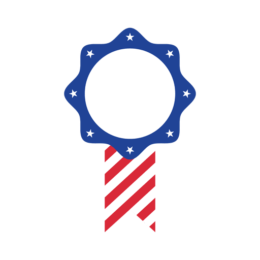 Sternlabel der amerikanischen Flagge PNG-Design