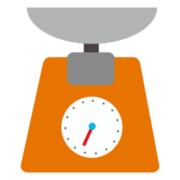 Escala plana analógica Diseño PNG