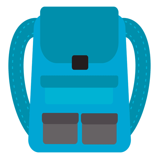 Icono de viaje de mochila Diseño PNG