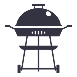 Barbecue flat icon PNG Design Transparent PNG