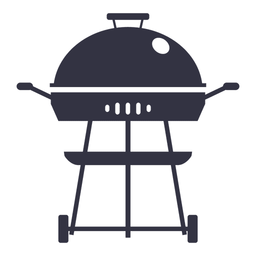 Barbecue flache Ikone PNG-Design