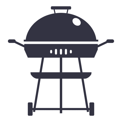 Icono plano barbacoa Diseño PNG