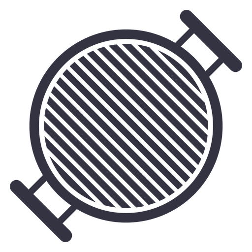 Icono plano de estufa de barbacoa
