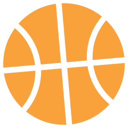 Silueta de icono de baloncesto Diseño PNG