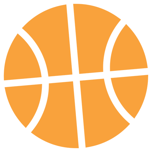 Basketball icon silhouette PNG Design