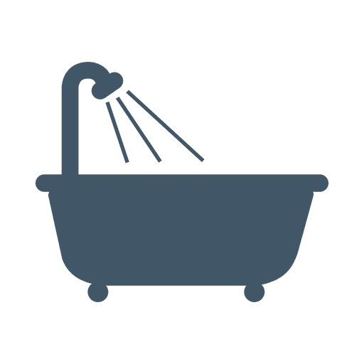 Bath tub real estate icon - Transparent PNG & SVG vector file