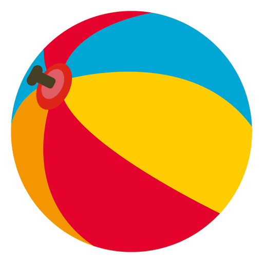 Ícone de bola de praia Desenho PNG