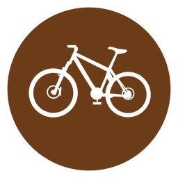 Bicycle circle icon PNG Design Transparent PNG
