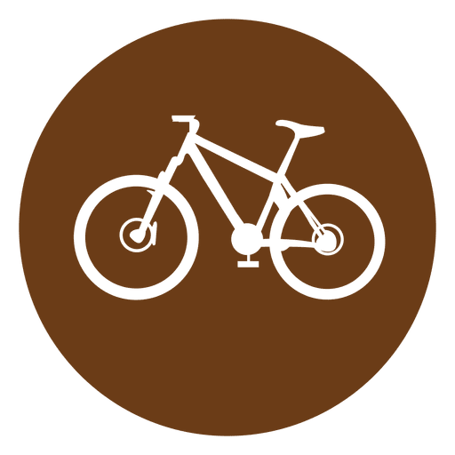 Bicycle circle icon PNG Design