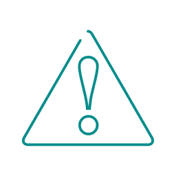 Línea de precaución azul icon.svg Diseño PNG Transparent PNG