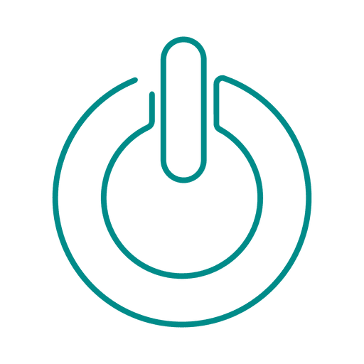 Blaue Stromleitung icon.svg PNG-Design