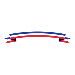 Ribon vermelho azul da listra Desenho PNG