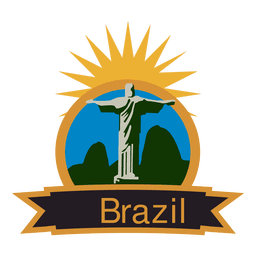 etiqueta olímpica de brasil Transparent PNG