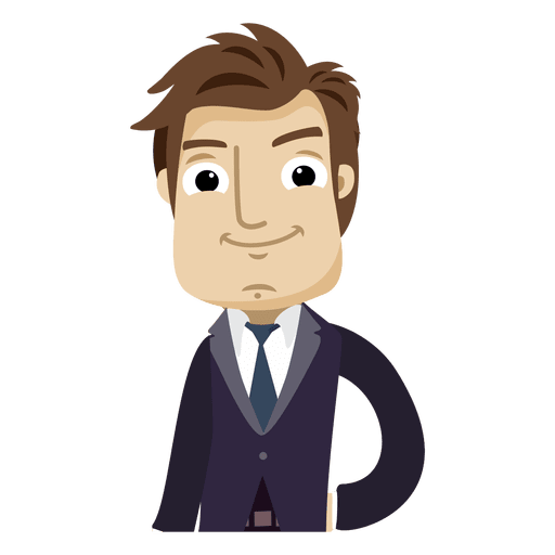 Download Business executive cartoon character - Transparent PNG & SVG vector file