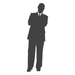 Business executive relaxing silhouette PNG Design Transparent PNG