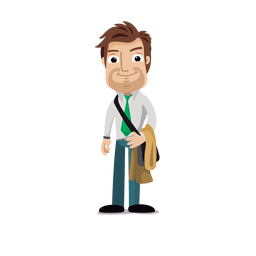Businessman profession cartoon.svg PNG Design