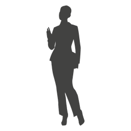 Businesswoman Silhouette With Files PNG & SVG Design For T-Shirts