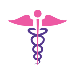 Sinal médico de caduceu Desenho PNG