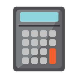 Ícone estacionário da calculadora