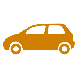 Icono de silueta de coche Transparent PNG