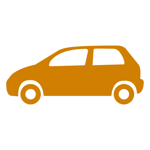 Icono de silueta de coche