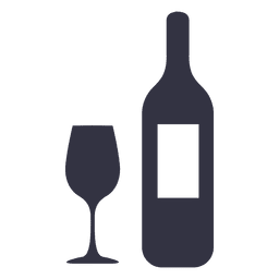 Champagne glass bottle icon PNG Design Transparent PNG