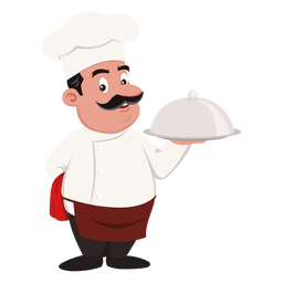 Profesión de dibujos animados de chef Diseño PNG