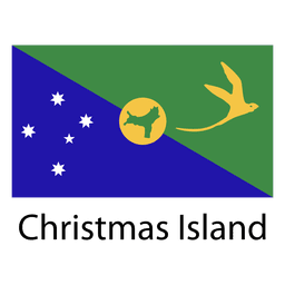 Bandera nacional isla de navidad