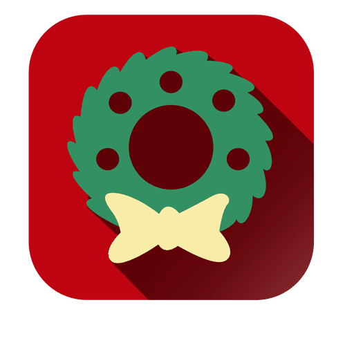 Download Christmas wreath square icon - Transparent PNG & SVG ...