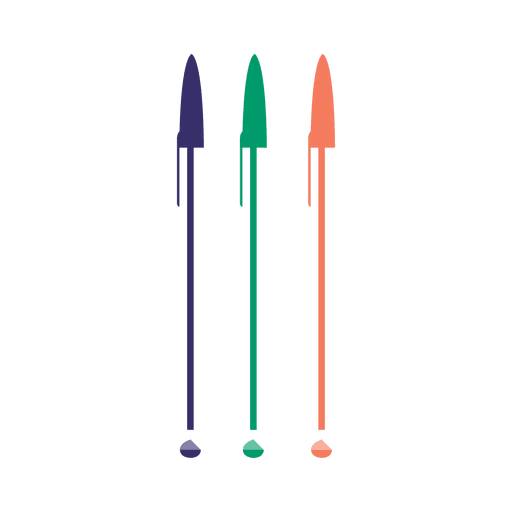 Color pen icon PNG Design
