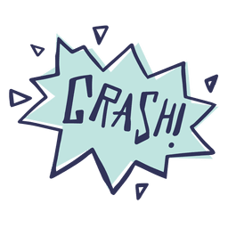 Comic-Slang-Wörter PNG-Design