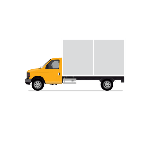 Camioneta de entrega cubierta Diseño PNG