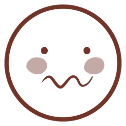 Lindo icono de emoji de miau Diseño PNG
