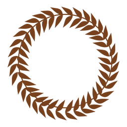 Guirlanda de folhas decorativas Transparent PNG