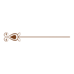 Dekorative Stiftverzierung PNG-Design
